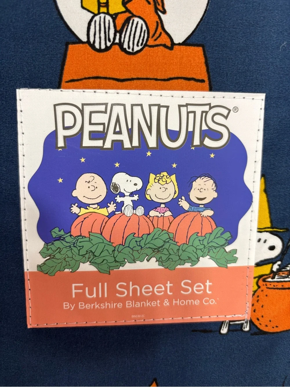 Peanuts Snoopy Halloween Full Sheet Set